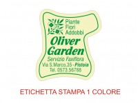 Etichette adesive per fioristi, fiorai e vivaisti (mm 35x30)  (cod.23G)